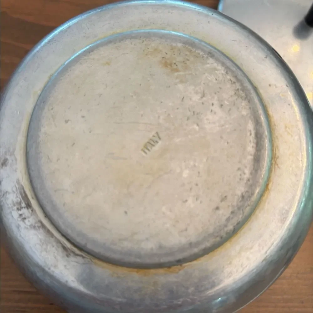 VINTAGE 1960S PURALUM ALUMINUM FONDUE POT GRAVY MILK WARMER MELT CHOCOLATE LADLE